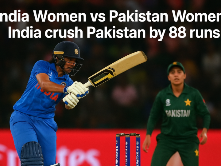 India Women vs Pakistan Women Match: India Crush Pakistan by 88 Runs in World Cup 2025